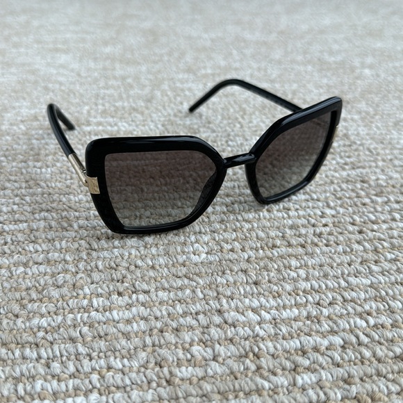 Prada Evolution Tubolare Rectangle Rounded Sunglasses - Picture 2 of 7